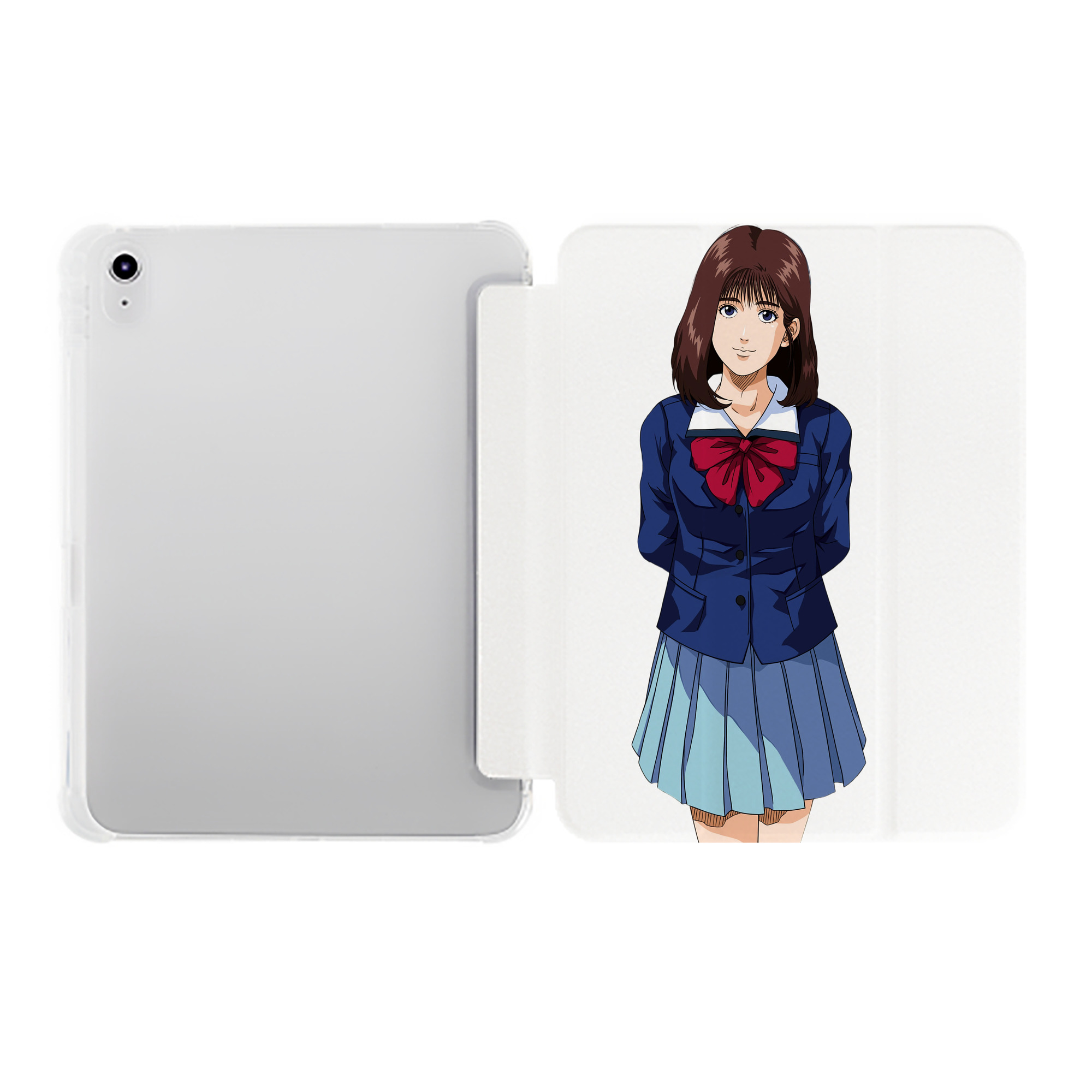 （画像用） SLAM DUNK／スラムダンク IPad ケース ペン収納付き 三つ折りスタンド PUレザー×シリコン 対応機種9.5/10.5/10.9インチ